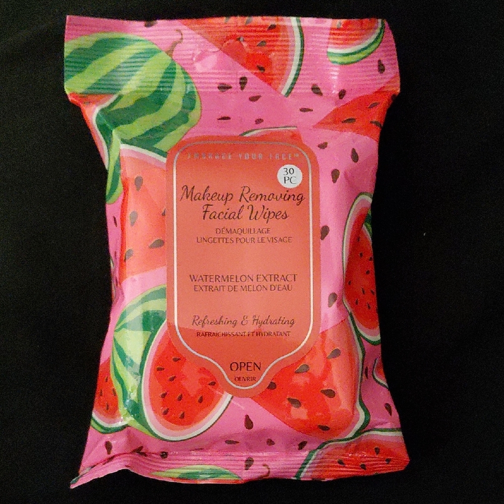 ⭐️5 For $25 Watermelon Extract Makeup Removing Wipes - NEW